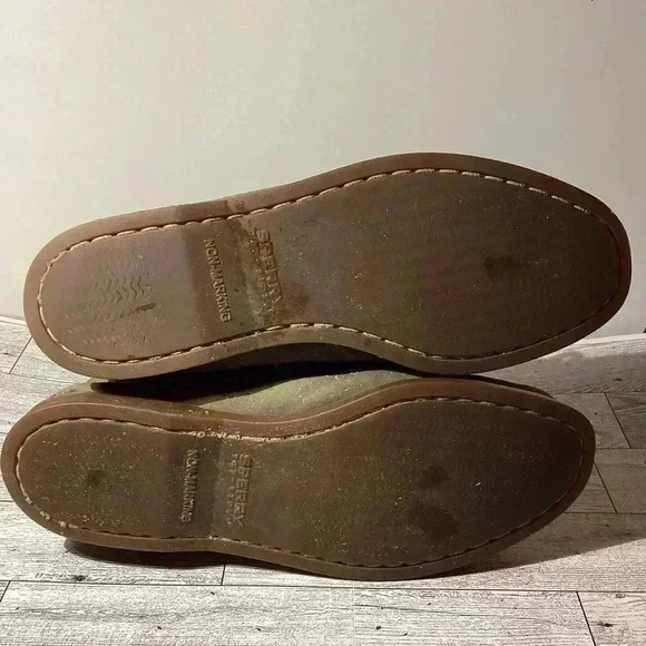 Sperry boots olive suede leather boots size 71/2 - Picture 4 of 5